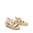 thumbnail image 3 of Sandalias de Cuña DREAM PAIRS Plataforma Tacón 7 cm Nude Slip-On, 3 of 6