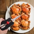 thumbnail image 5 of YIHONGMU KESYOO Seafood Tools Set Crab Crackers Picks Scissors Utensils Lobster Forks, 5 of 6