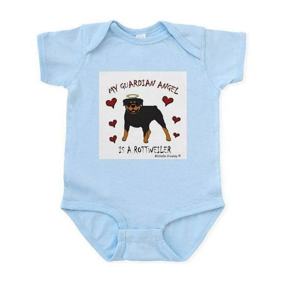 CafePress - Rottweiler Infant Bodysuit - Baby Light Bodysuit, Size Newborn - 24 Months
