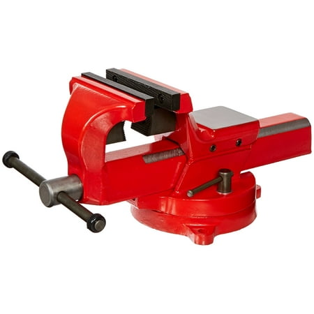 UPC: 0797734008463 | Yost Vises FSV-5 5  Heavy-Duty Forged Steel Bench Vise with 360-Degree Swivel Base