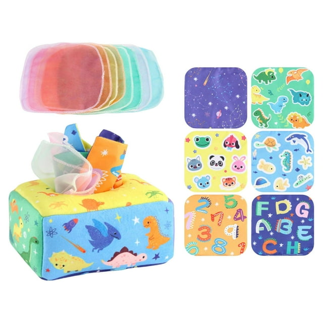 Yinanstore Multifunctional Sensory Toy Box Cognition Games Teaching Aids Developmental Toys Dinosaur
