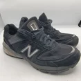 thumbnail image 1 of New Balance 990v5 Mens Size 7 (2E) Black Athletic Casual Walking Shoes M990BK5, 1 of 5