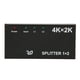 thumbnail image 3 of Divisor de interfaz multimedia HD 1 en 2 salidas 4K 2K Conmutador de vídeo con pantalla de espejo duplicado con adaptador de CA para TV 100-240V Enchufe europeo, 3 of 5
