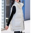 thumbnail image 5 of Vedolay Womens Hooded Parka Coat 2023 Hooded Cardigan Casual Warming Outwear for Autumn White,M, 5 of 5