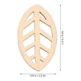 thumbnail image 2 of TABLZONE 100 Pieces Wooden Slices with Beige Flower and Grass Designs for Crafting, Home Decor, and Painting Projects, 2 of 6