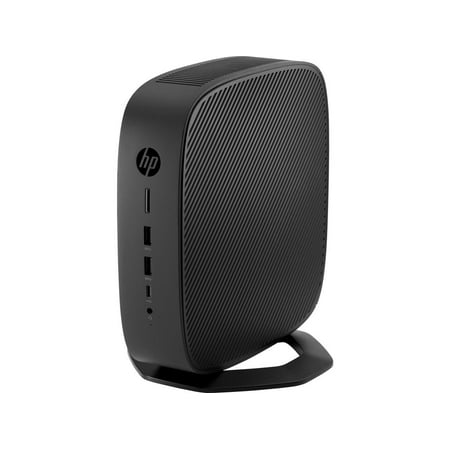 HP - t740 Thin Client Desktop - AMD Ryzen Embedded V1756B - 8 GB Memory - 64 GB Flash Storage - Black