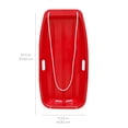 thumbnail image 6 of Best Choice Products 35in Kids Outdoor Plastic Sport Toboggan Winter Snow Sled Board w/ Pull Rope, 2 Handles - Red, 6 of 6