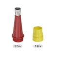 thumbnail image 4 of Uxcell 5 Pack 12mm Width Stainless Steel Caulk Nozzle 19.7mm Thread Connect Applicator, 4 of 6