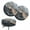 Black Marble Print, variant on ZIATUBLE Ocean Turtle Stool Seat Covers Cushion Foldable Bar Stool Cover Slipcovers 12-14 Inch Kitchen Bar Stool Chair Seat Cover 2 Pieces Easy to Install Circle Stool Seat Covers