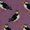 Puffins (Mauve), variante sur Chaussettes d'Entraînement en Bambou pour Femmes / Miss Sparrow / Respirantes Coupe Basse