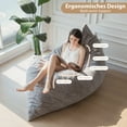 BYBYME 3 in 1 Convertible Bean Bag Chair,Giant Bean Bag Chair with