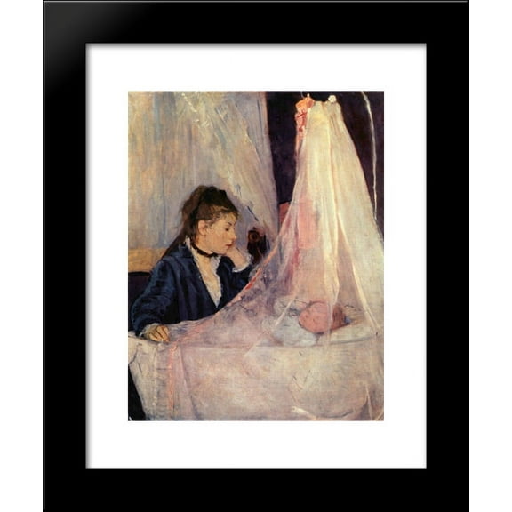The Cradle 20x24 Framed Art Print by Morisot, Berthe