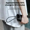 thumbnail image 3 of 0.25M Short Type C To Type C Cable 66W Fast Charging Data PD20W USB C Lightning Cable For iphone Android Power Bank Wire type c to type c 0.25m, 3 of 6