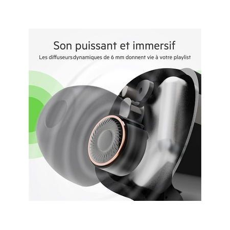 Belkin - SOUNDFORM Rise True Wireless Earbuds - Black