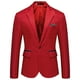thumbnail image 4 of Traje casual de hombre con aberturas de un solo pecho para otoño e invierno, chaqueta de traje para hombre, 4 of 6