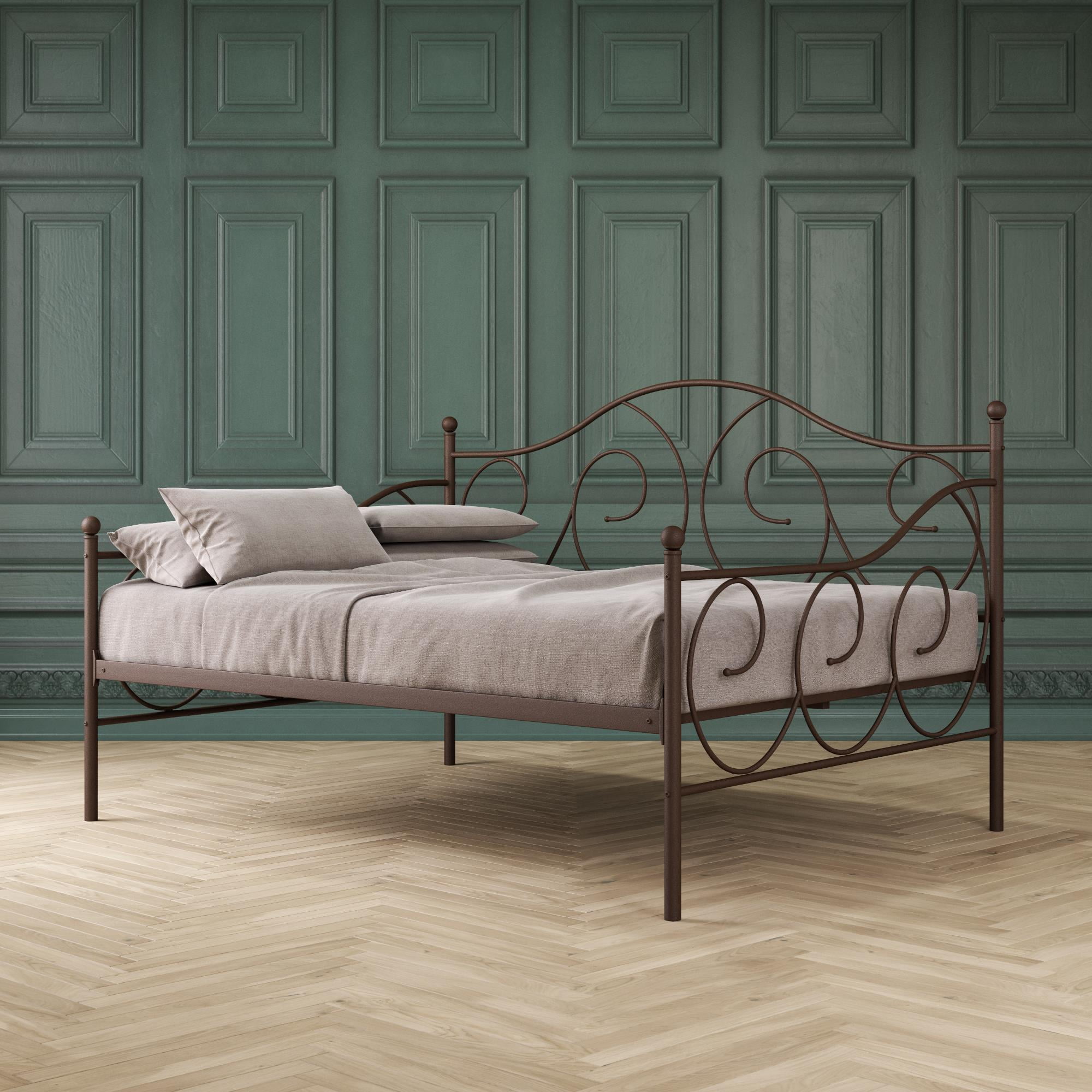 DHP Victoria Metal Daybed, Full, Bronze