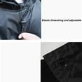 thumbnail image 3 of MIASHUI Rain Ponchos for Adults Waterproof Camping Raincoats with Hood,Grey,One Size, 3 of 8