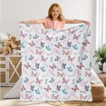 thumbnail image 1 of Butterfly Custom Name - Personalized granddaughter Blanket, 1 of 7