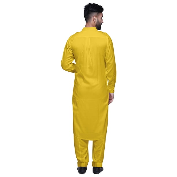 Atasi Indian Pathani Kurta Pajama For Men Party Dress Mens Kurta Pyjama Walmart