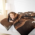 thumbnail image 5 of Homewish Rustic Highland Cattle Bedding Comforter Set,Retro Farmhouse Cowhide Twin Comforter Sets,Country Sunflower Bedding Set For Kids,Super Cozy Room Decor Reversible,2-Piece, 5 of 9