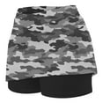 thumbnail image 5 of uublik Skirt for Girls Dark Gray Tennis Skirts Golf Skort Athletic Dance Running School Sport Skirts with Shorts Size 2T-12, 5 of 5