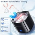 thumbnail image 4 of HLONK Ultrasonic Retainer Cleaner  Retainer Cleaner Machine for Dentures  Mouth Guards  Braces  Toothbrush Heads  Jewelry with 180ML Capacity  42kHz Ultrasonic Cleaner, 4 of 8
