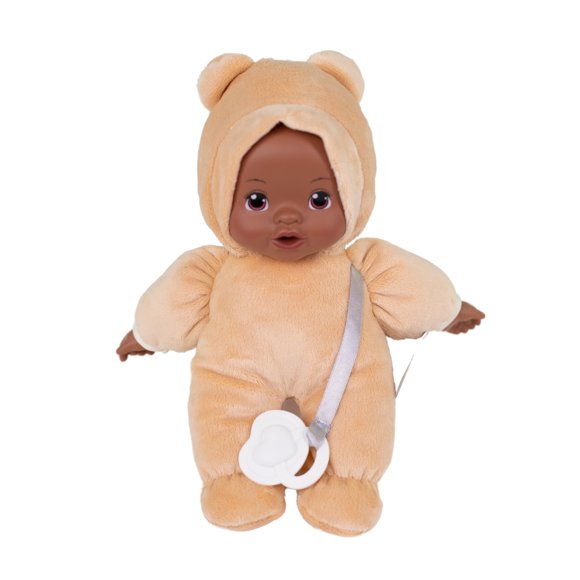 My Sweet Baby – Poupée My Cuddly Baby 10 pouces avec Tétine, Tenue moka clair