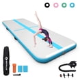 thumbnail image 1 of Goplus 16.4FT Inflatable Gymnastics Tumbling Mat w/ Pump Indoor Outdoor Blue, 1 of 9