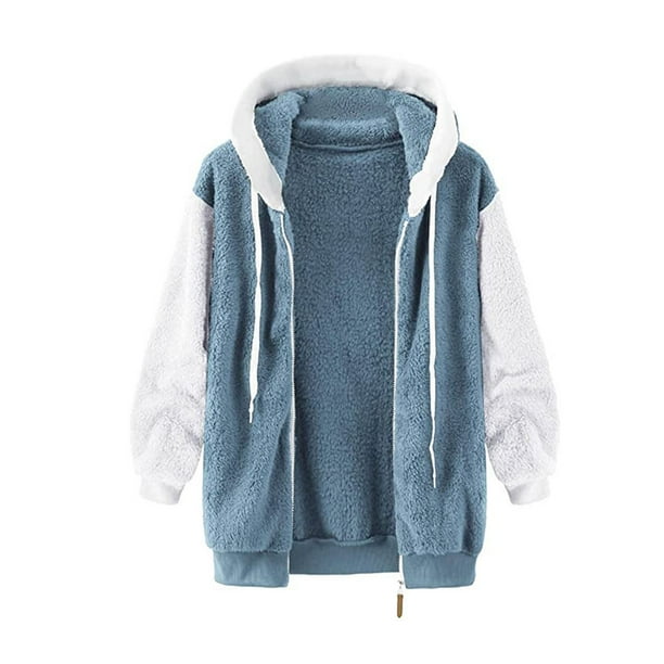 Chaquetas para mujer Chaqueta de abrigo de imitación cálida de moda Chaqueta de invierno con cremallera Ropa de abrigo de manga larga Odeerbi ODB-3