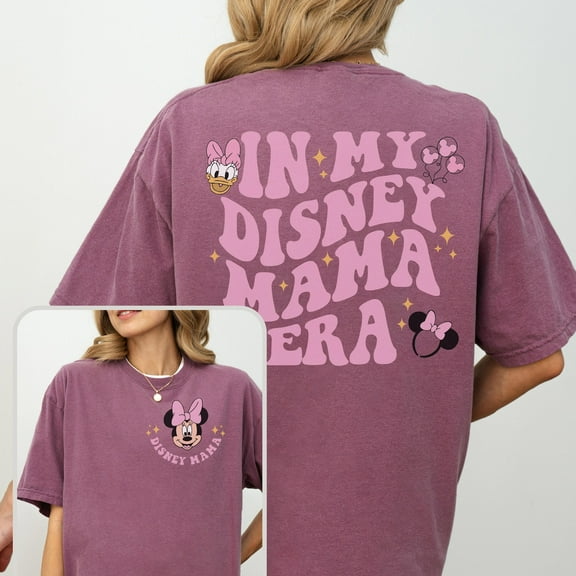 Comfort Colors In my Disney Mom era Minnie T-shirt, Pregnancy Announcement Disney New Mom and Dad Shirt