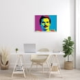 thumbnail image 3 of Stupell Industries Freddie Mercury Pop Style Abstract Painting White Framed Art Print Wall Art, 30 x 24, 3 of 9