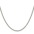 thumbnail image 2 of Titanium Polished 2.00mm Ball Chain 24 Inch Chain Necklace for Women and Men - 3.0 Grams, 2 of 2