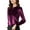 #51-Purple, variant on Craaazy Women's Solid Color Long-Sleeve Velvet Crewneck Tops Gifts