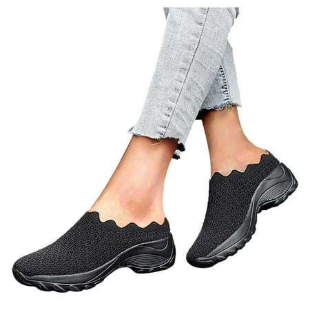 

Summer Women s Round Toe Wedge Sport Fashion Casual Mesh Sneakers on Shoes
