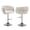 Cream, variant on Best Quality Furniture Set of 2 Emerald Green Velvet Upholstered Barstools