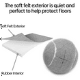 thumbnail image 3 of 16 PCS Precut Walker Tennis Ball for Furniture Legs and Floor Protection, Heavy Duty Long Lasting Felt Pad Covering,Grey, 3 of 4
