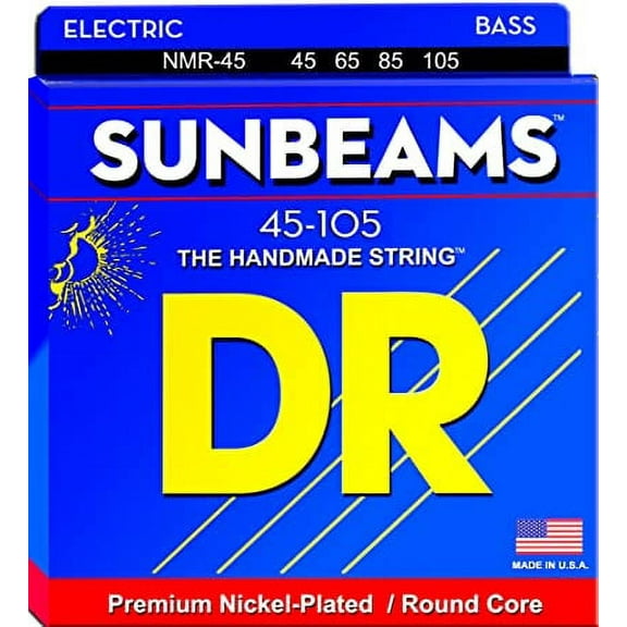 Sunbeam™ - Acoustic Bass Guitar, Electric Bass Guitar Nickel Plated Bass Strings: Medium 45-105