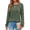 Grey-Green, variant on Fantaslook Womens Long Sleeve Shirts Casual Tunic Tops Work Dressy Blouses Fall Sweaters