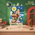thumbnail image 4 of WJCA Christmas Mini Building Blocks 3D Painting Model (Sledge) - Simulation Particle Stereograph Collection Construction Toy & Home Decor for 14+, 4 of 5