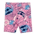 thumbnail image 5 of Disney Lilo & Stitch Angel Cropped Boxy T-Shirt and Bike Shorts Outfit Set Toddler to Big Kid, 5 of 5