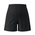 thumbnail image 4 of Cavosen Womens Drawstring Shorts Viscose Over The Belly Loose Maternity Shorts Wide Leg Elastic Waist Pregnancy Shorts Solid Breathable Summer Lounge Pants, 4 of 9