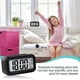 thumbnail image 3 of Digital Alarm Clock Morning,Silent Battery Operated Large LED Display Temperature Calendar(Black), 3 of 5
