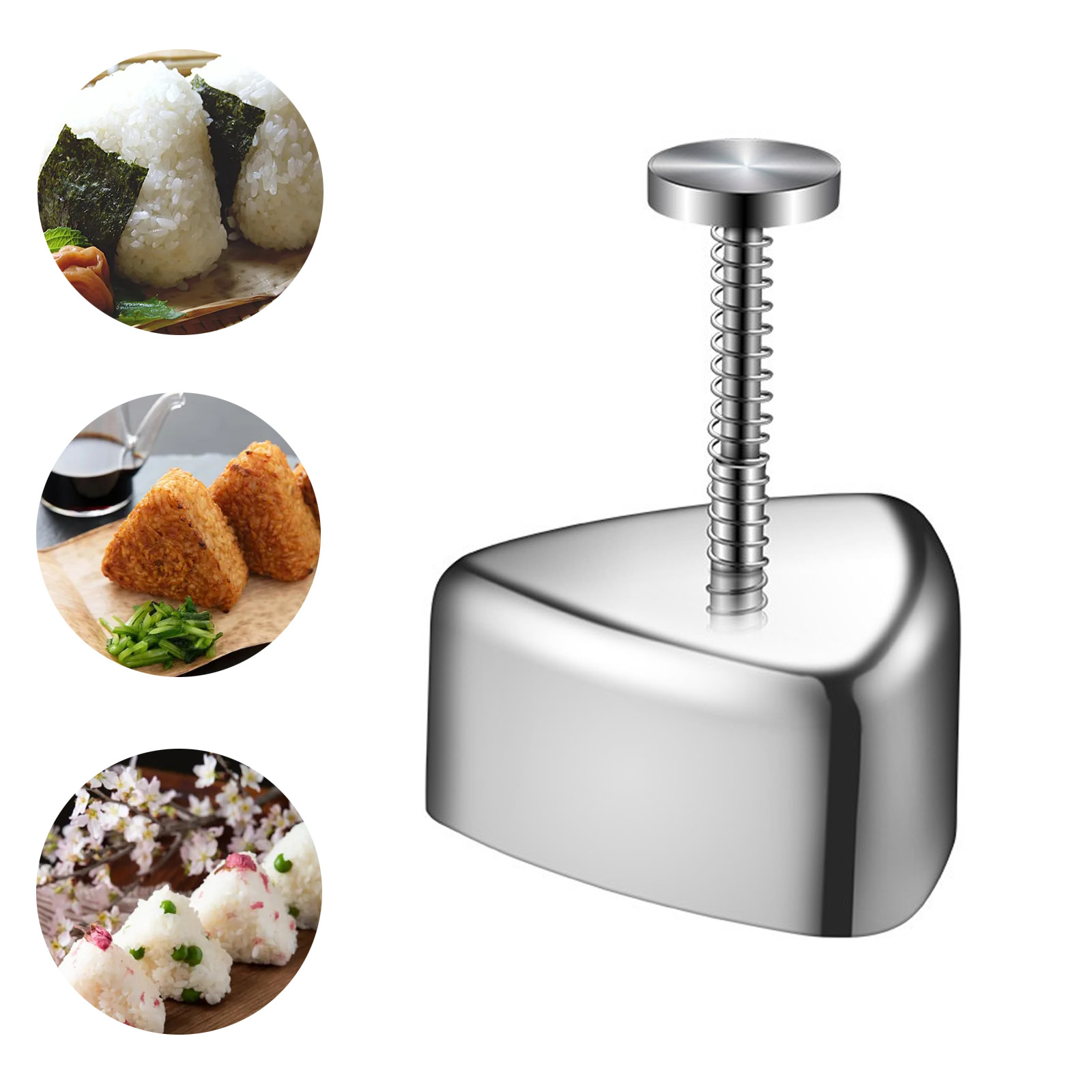 Stainless Steel Rice Ball Mold Kitchen Supplies Rice Ball Triangle