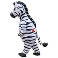 thumbnail image 1 of Disfraz inflable de cebra RHYTHMARTS para adultos de 2,2 m de altura, 1 of 6
