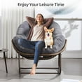 thumbnail image 2 of Comfortable Outdoor Rattan Rocking Chair with Padded Cushion Ideal for Front Porch, Living Room, Patio or Garden Perfect for Relaxation and Leisure Time Enjoyment, 2 of 12