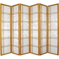 thumbnail image 3 of Oriental Furniture 72'' x 84'' Bamboo Tree Double Cross Shoji 6 Panel Room Divider, 3 of 4