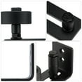 thumbnail image 3 of Hytrove Barn Door Floor Guide Rectangular Black for Interior Design 1 Set, 3 of 8