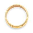 thumbnail image 3 of Primal Gold 10 Karat Yellow Gold 3mm Milgrain Half Round Band Size 4.5, 3 of 6