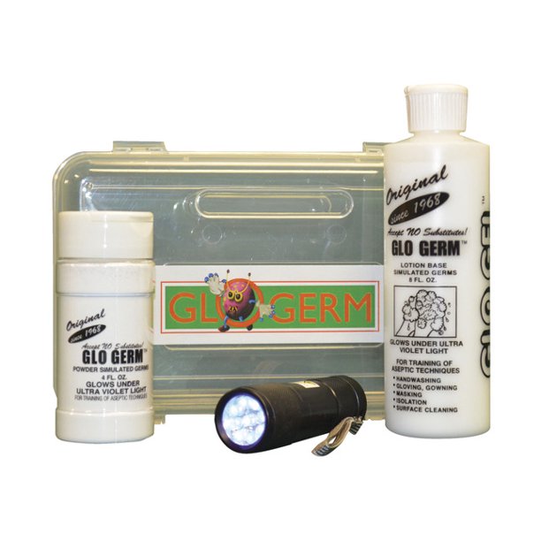 GloGerm Experiment Kit, 8 Ounce Gel, 1.9 Ounce Powder