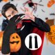 thumbnail image 4 of FELTECHELECTR 1 par de guantes de disfraz de Halloween con uñas largas (negros), 4 of 5